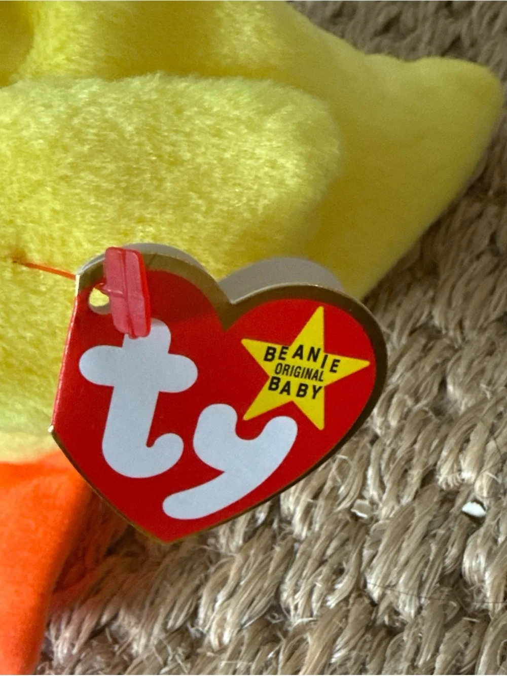 Ty Beanie Baby Quackers w tags